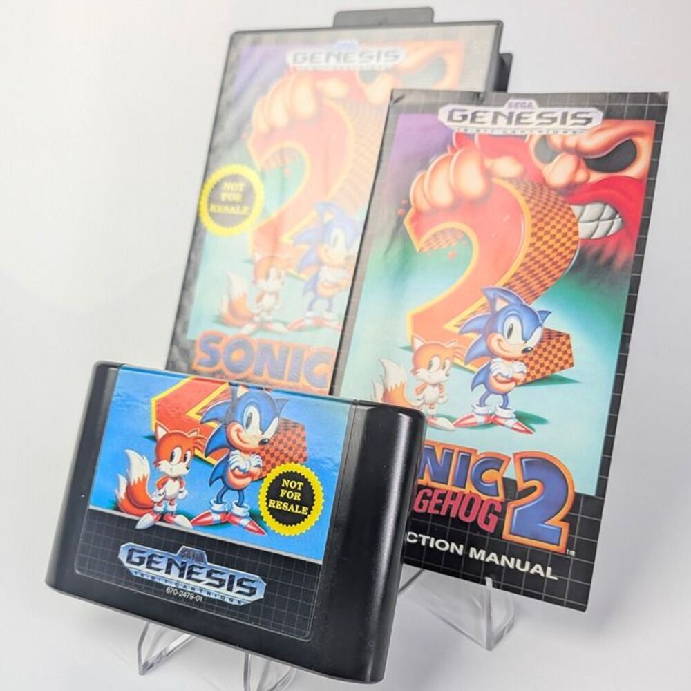 Sonic The Hedgehog 2 (Not For Resale) - Authentic and Tested